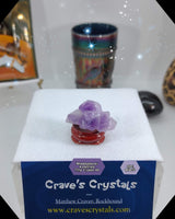 Madagascar Amethyst  tiny cluster