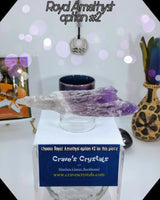Large Royal Amethyst Elestial Amethyst Point