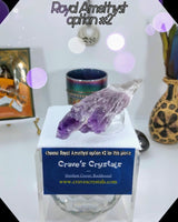 Large Royal Amethyst Elestial Amethyst Point