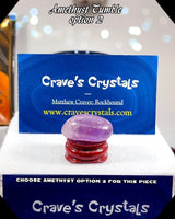 Amethyst medium A grade tumbled stone