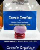 Amethyst medium A grade tumbled stone