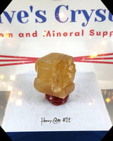 Honey Calcite Cube