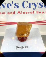 Honey Calcite Cube