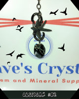 Obsidian $3.00 Silver Plated Stone Pendant