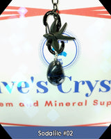 Sodalite $3.00 Silver Plated Stone Pendant