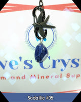 Sodalite $3.00 Silver Plated Stone Pendant