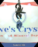 Sodalite $3.00 Silver Plated Stone Pendant