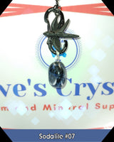 Sodalite $3.00 Silver Plated Stone Pendant