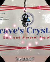 Rose Quartz $3.00 Silver Plated Stone Pendant