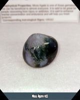 Green Moss Agate Tumbled Stone