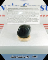 Labradorite tumbled stone