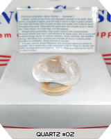 High quality clear quartz tumbled stone