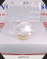 High quality clear quartz tumbled stone