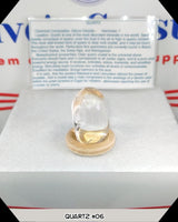 High quality clear quartz tumbled stone