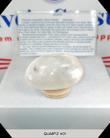 clear quartz tumbled stone