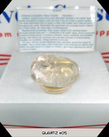 clear quartz tumbled stone