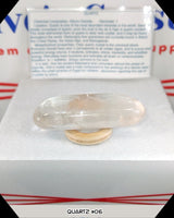 clear quartz tumbled stone