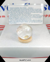 clear quartz tumbled stone