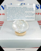 clear quartz tumbled stone