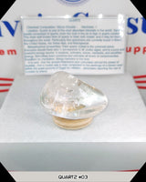 clear quartz tumbled stone