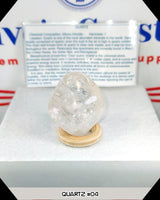 Quartz (Lg)(A) Type 3 Tumbled Stone