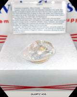 clear quartz tumbled stone