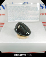 Hematite tumbled stone