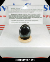 Hematite tumbled stone