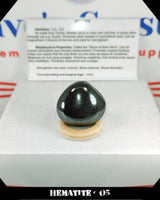 Hematite tumbled stone