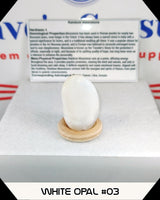 white opal tumbled stone