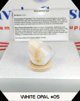 white opal tumbled stone