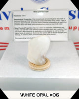 white opal tumbled stone