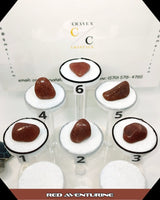 Red Aventurine (L) Type 2 Tumbled Stone