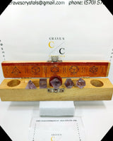 Sacred Geometry Crystal Set