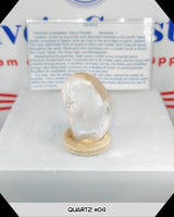High quality clear quartz tumbled stone