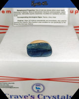 Blue Kyanite (E) Tumbled Stick