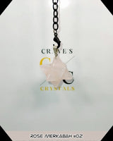 Rose Quartz Merkabah Pendant