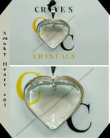 Smoky Quartz Heart Pendant