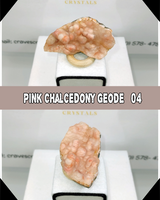 Pink Chalcedony Geode