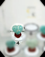 Amazonite (Med.) Heart