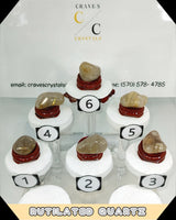 Rutilated Quartz (Med-Lg) Type 4 Tumbled Stone