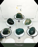 Green Jasper (XL) Tumbled Stone