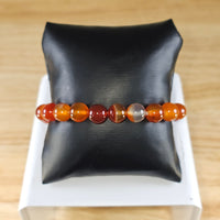 
              Carnelian bead bracelets
            