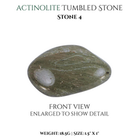 
              Actinolite, Actinolite Quartz & Actinolite tumbled stones
            