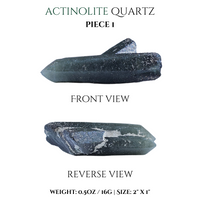 
              Actinolite, Actinolite Quartz & Actinolite tumbled stones
            