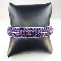 
              Amethyst 4mm adjustable bead bracelet
            