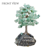 
              Gem Tree | Emerald base with Green Aventurine and Prehnite leaves
            