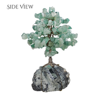 
              Gem Tree | Emerald base with Green Aventurine and Prehnite leaves
            