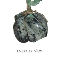 
              Gem Tree | Emerald base with Green Aventurine and Prehnite leaves
            