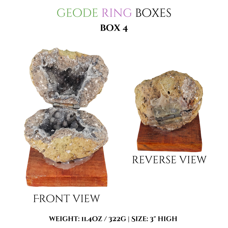 Geode Ring Boxes